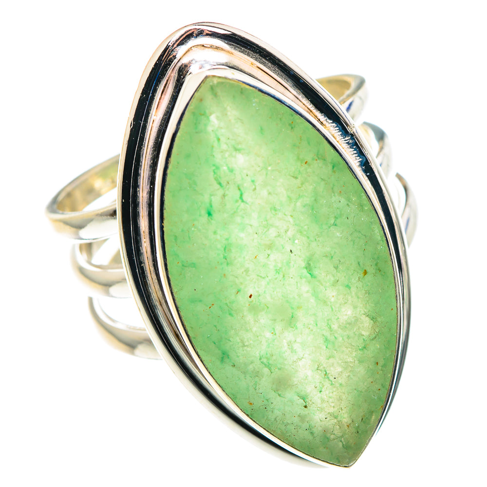 Prehnite Rings handcrafted by Anasilvercos - RING89613