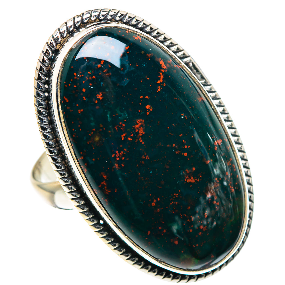 Bloodstone Rings handcrafted by Anasilvercos - RING89614