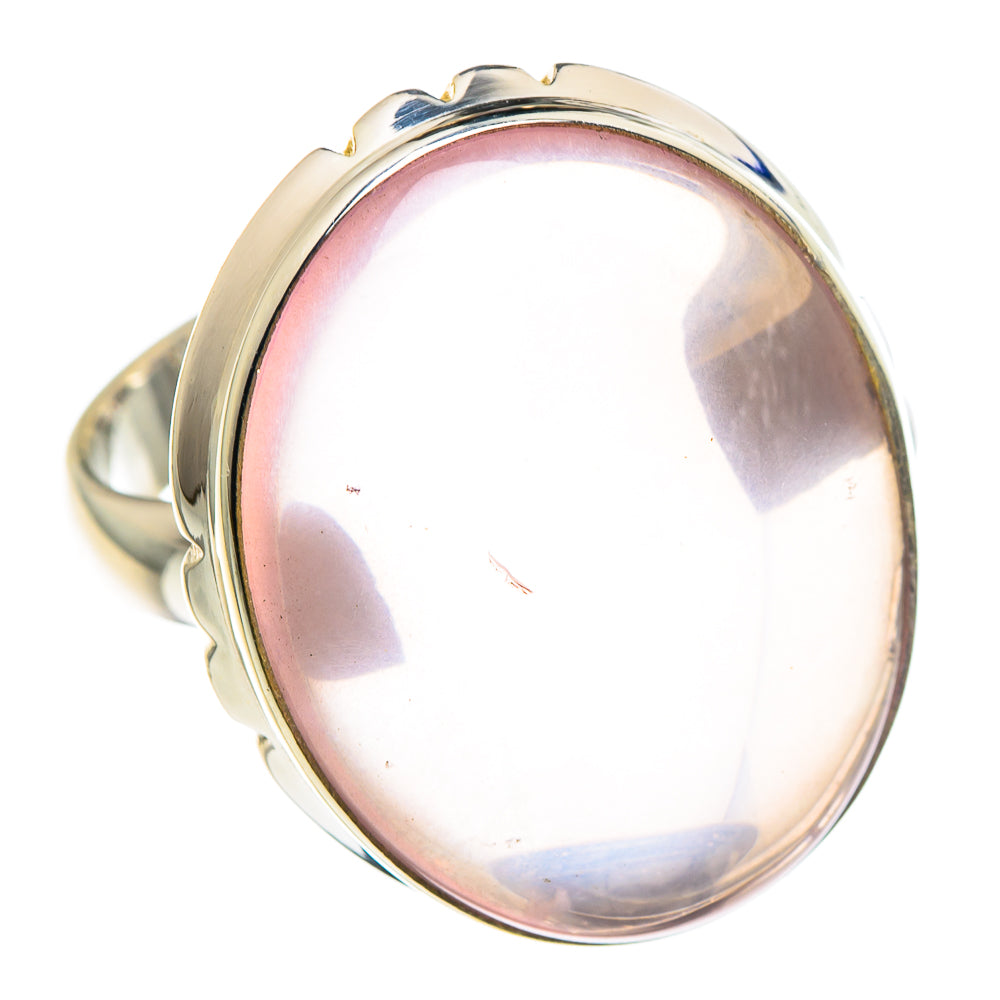 Rose Quartz Rings handcrafted by Anasilvercos - RING89624