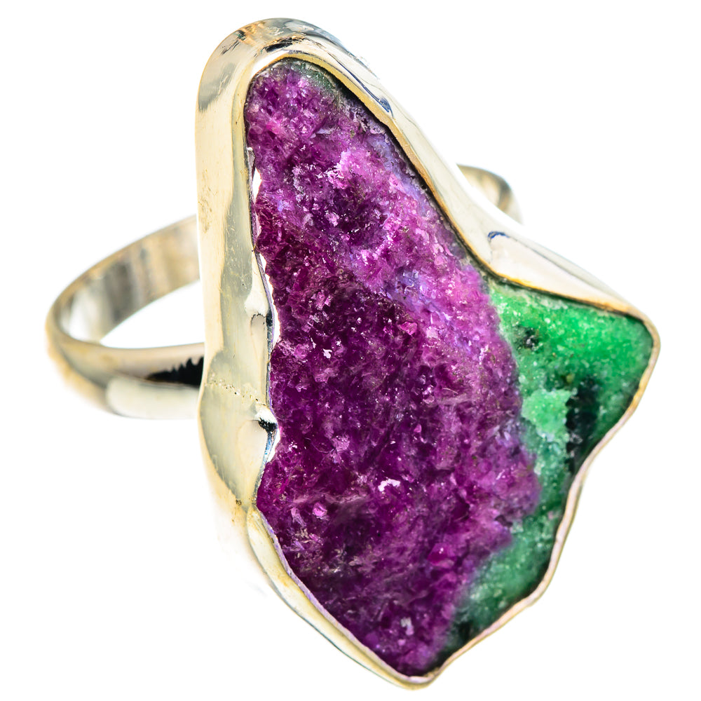 Ruby Zoisite Rings handcrafted by Anasilvercos - RING89639