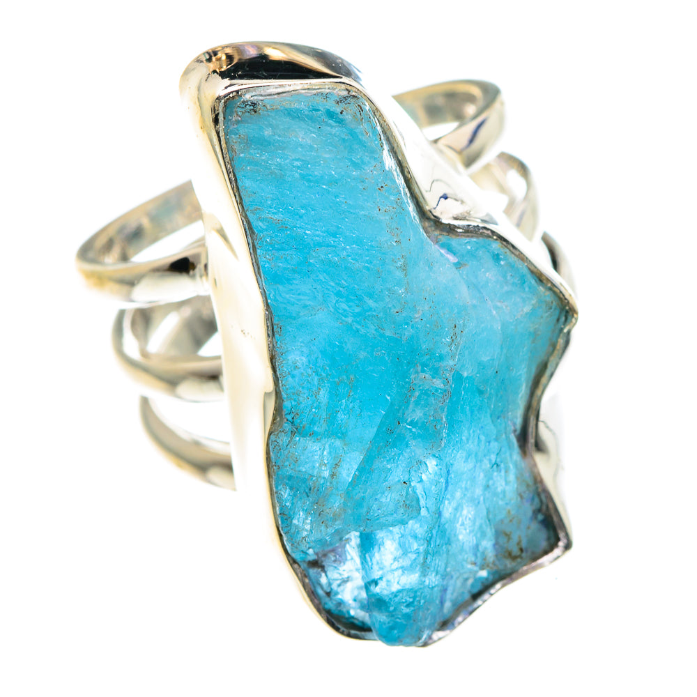 Aquamarine Rings handcrafted by Anasilvercos - RING89644
