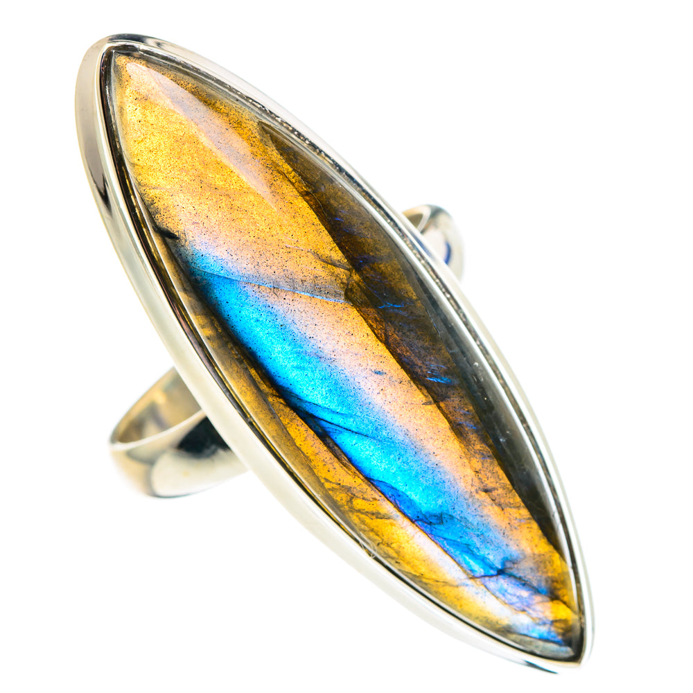 Labradorite Rings handcrafted by Anasilvercos - RING89645