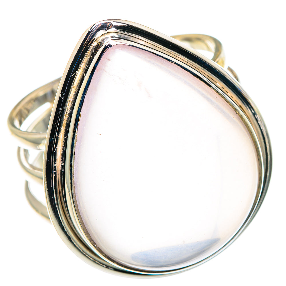 Rose Quartz Rings handcrafted by Anasilvercos - RING89658