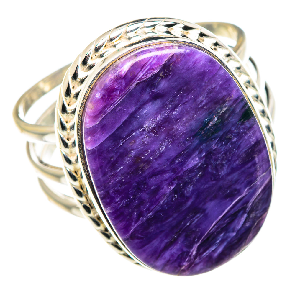 Charoite Rings handcrafted by Anasilvercos - RING89659