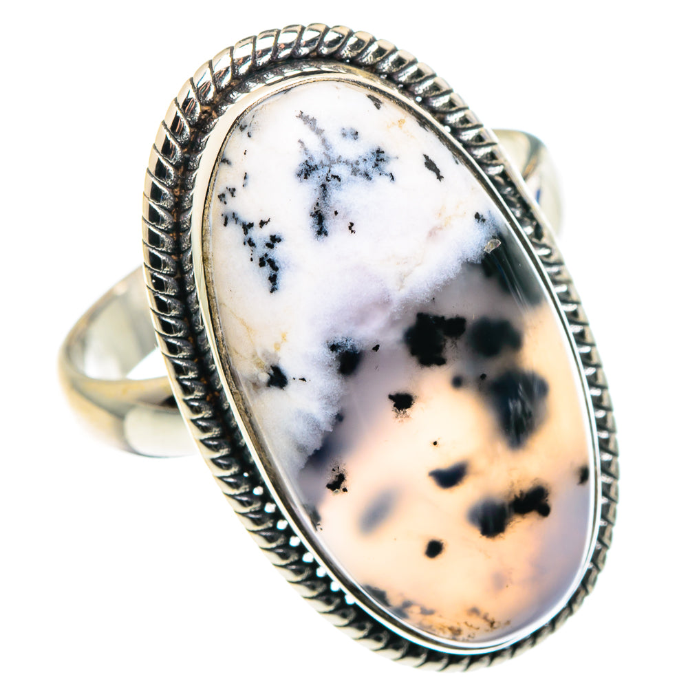 Dendritic Opal Rings handcrafted by Anasilvercos - RING89667