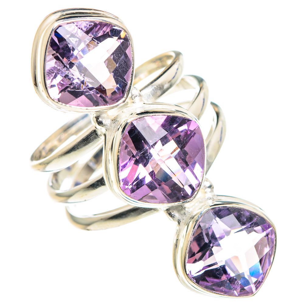 Amethyst Rings handcrafted by Anasilvercos - RING89673
