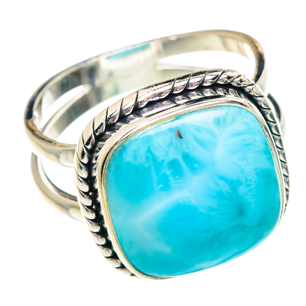 Larimar Rings handcrafted by Anasilvercos - RING89679
