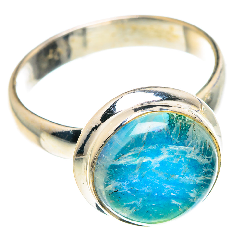 Rainbow Moonstone Rings handcrafted by Anasilvercos - RING89680