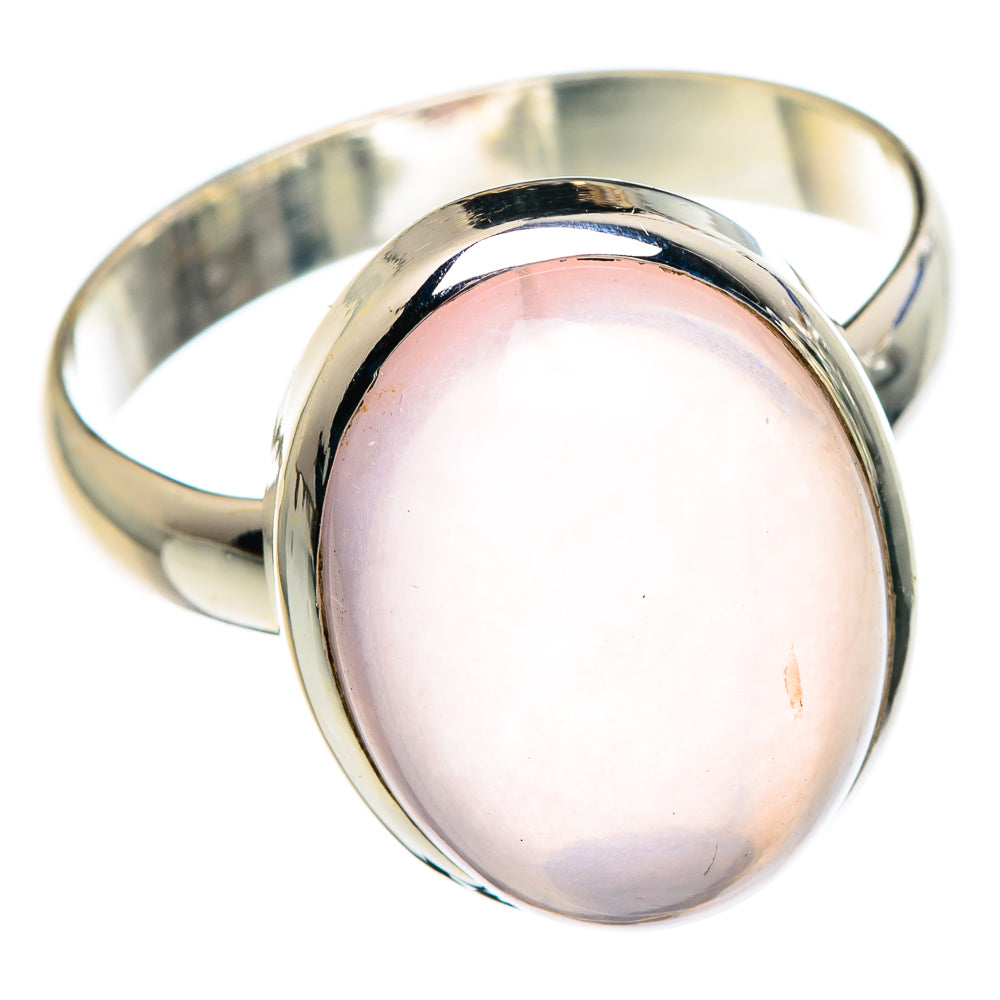 Rose Quartz Rings handcrafted by Anasilvercos - RING89691