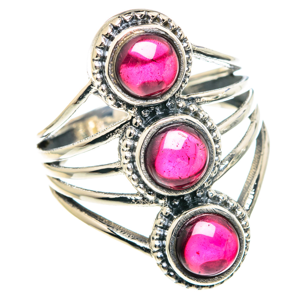 Garnet Rings handcrafted by Anasilvercos - RING89693