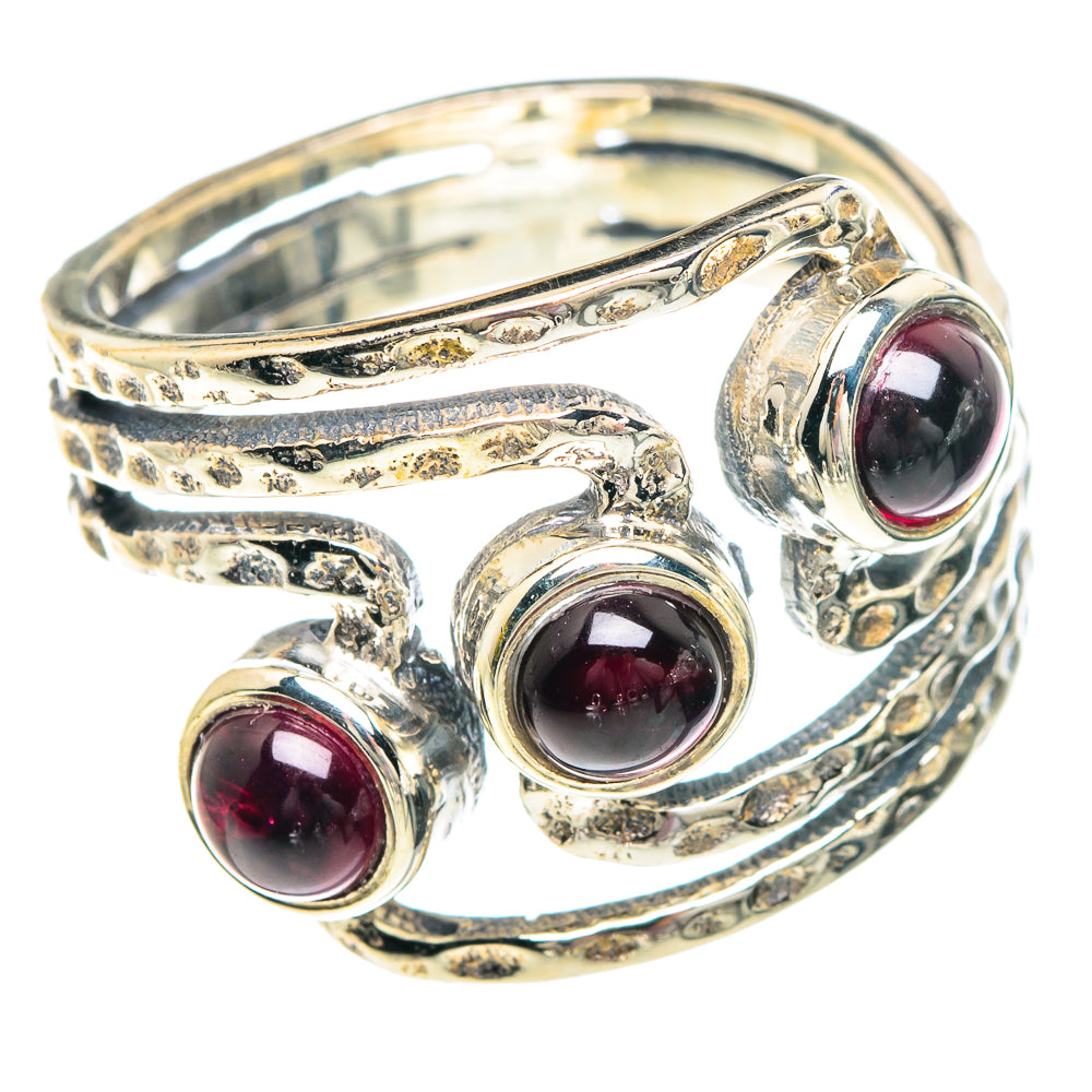 Garnet Rings handcrafted by Anasilvercos - RING89694