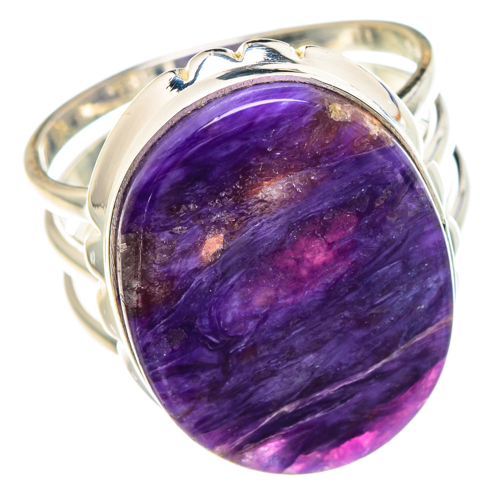 Charoite Rings handcrafted by Anasilvercos - RING89697