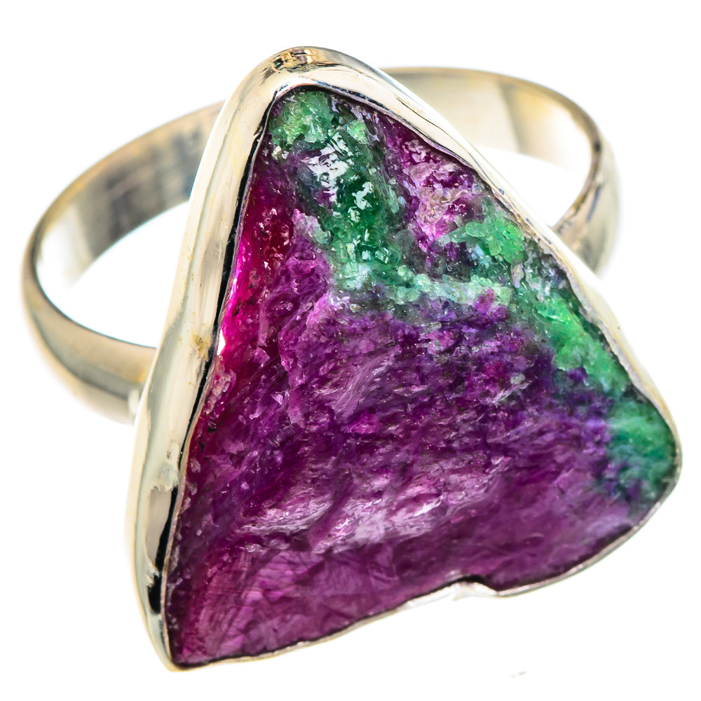 Ruby Zoisite Rings handcrafted by Anasilvercos - RING89705