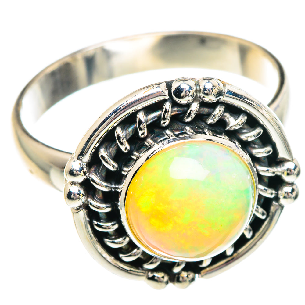 Ethiopian Opal Rings handcrafted by Anasilvercos - RING89707