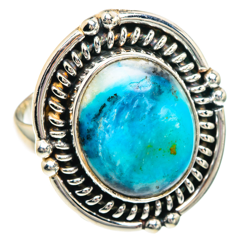 Peruvian Opal Rings handcrafted by Anasilvercos - RING89711