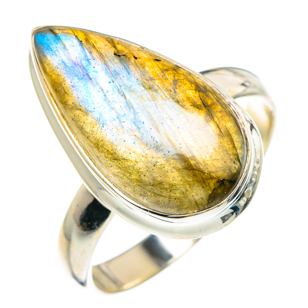 Labradorite Rings handcrafted by Anasilvercos - RING89714