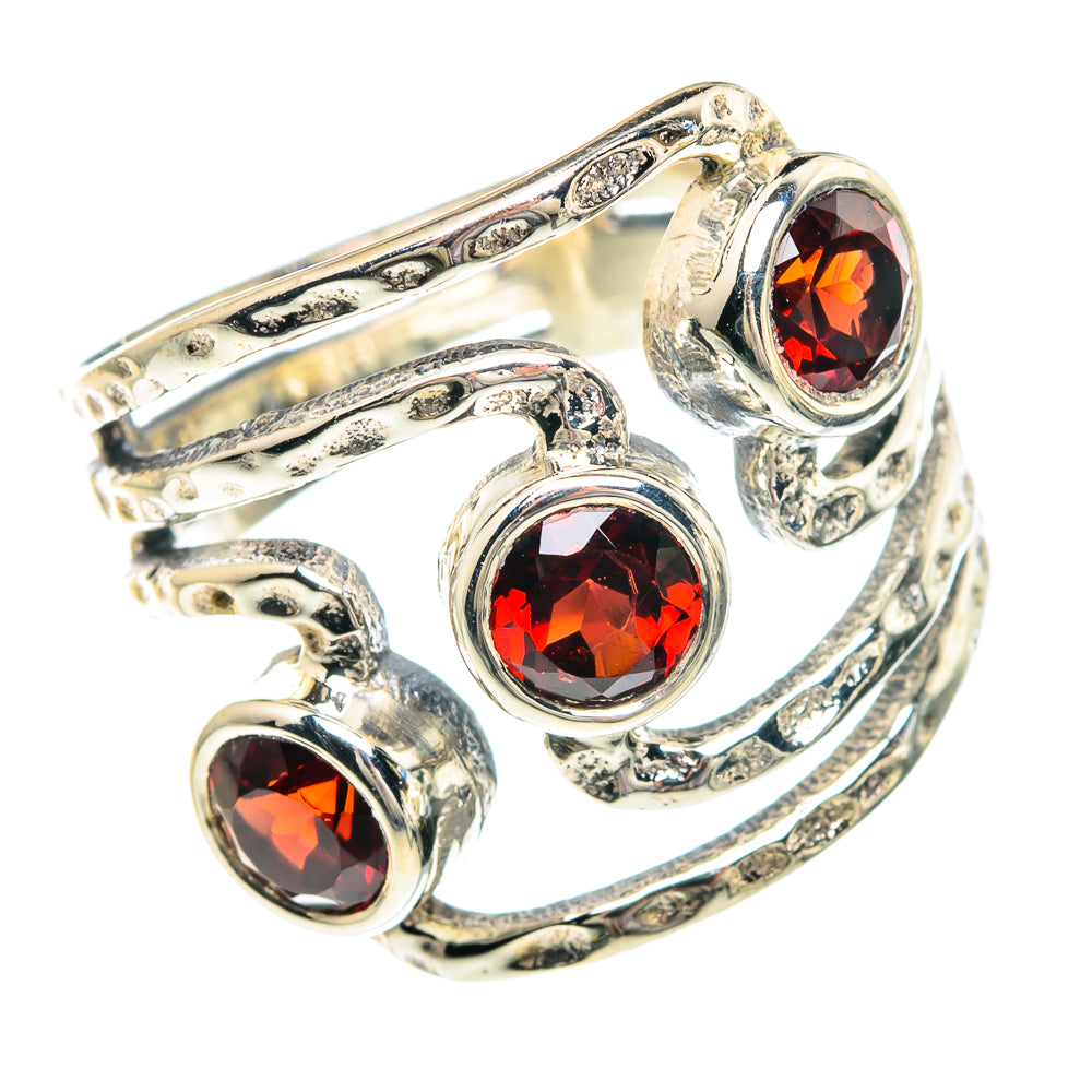 Garnet Rings handcrafted by Anasilvercos - RING89728