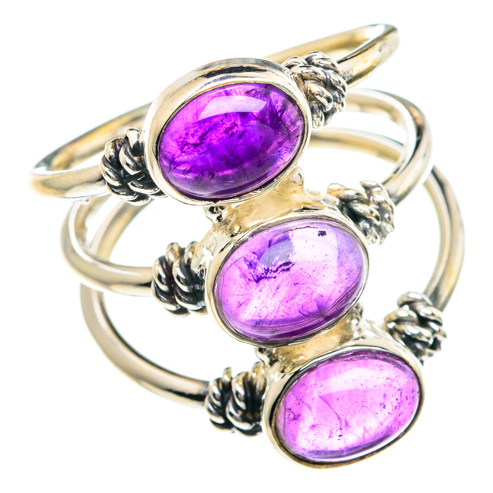 Amethyst Rings handcrafted by Anasilvercos - RING89730