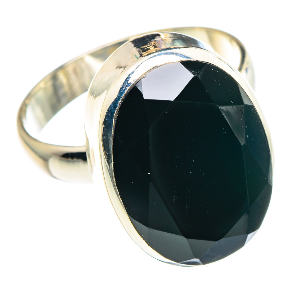 Black Onyx Rings handcrafted by Anasilvercos - RING89735 - Photo 2
