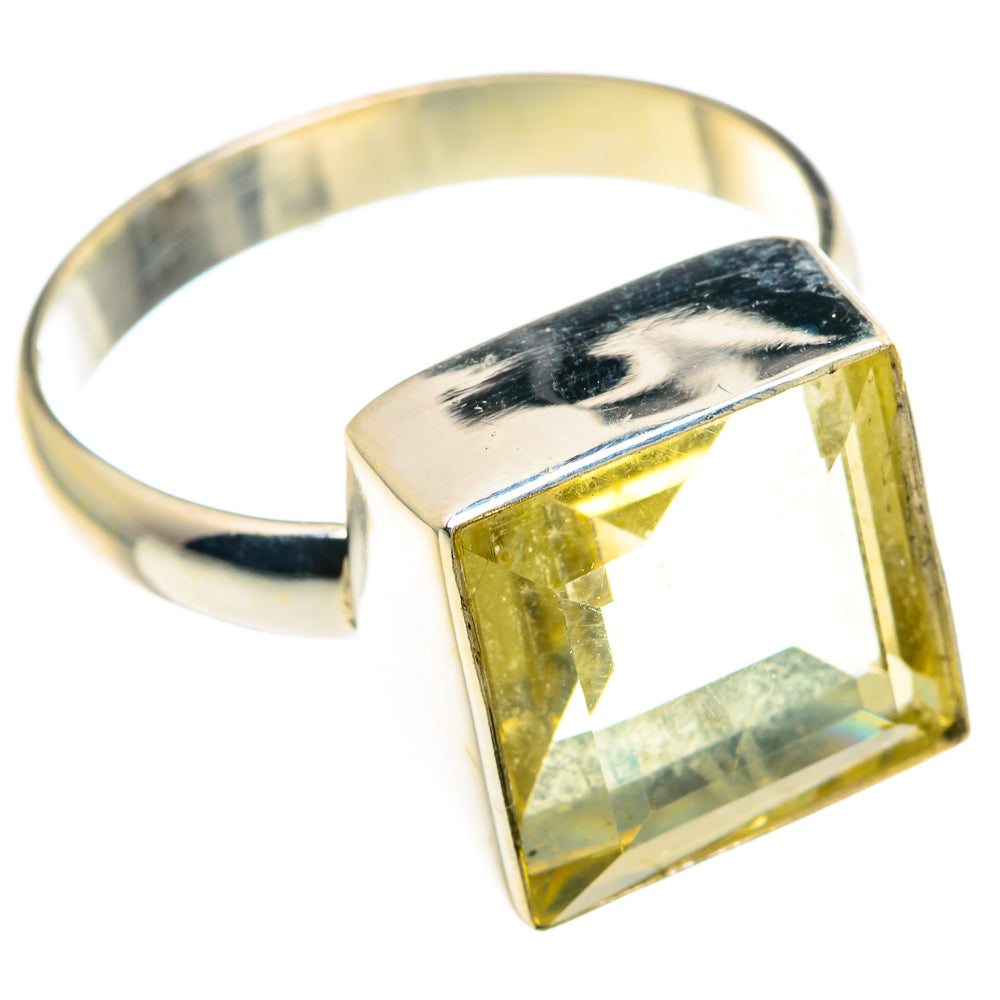Lemon Quartz Rings handcrafted by Anasilvercos - RING89742 - Photo 2