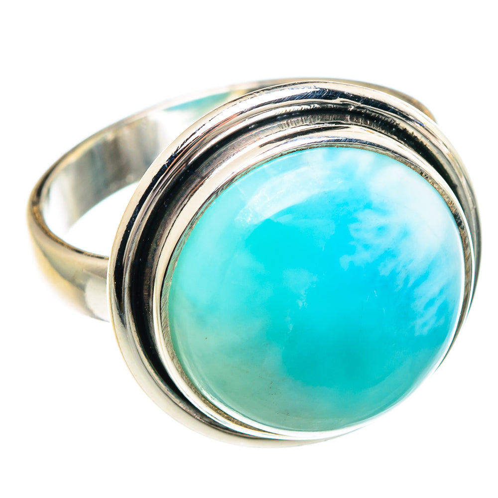 Larimar Rings handcrafted by Anasilvercos - RING89746