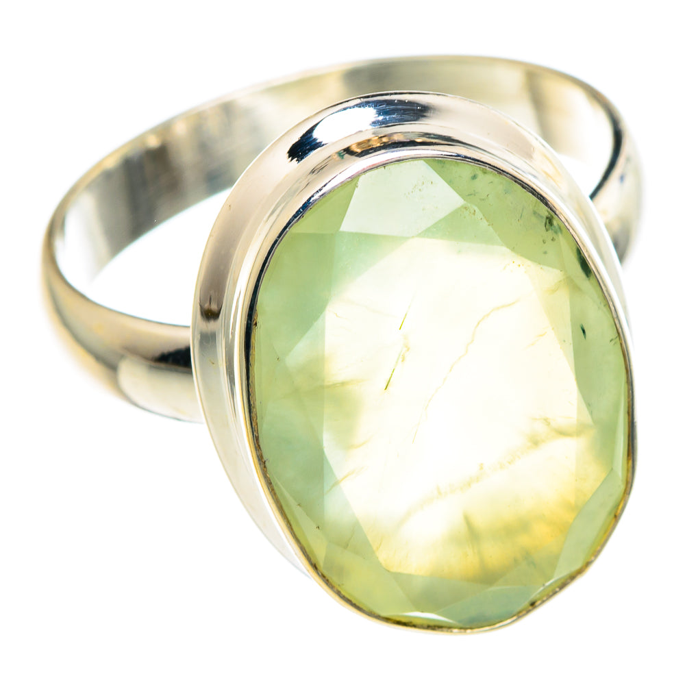 Prehnite Rings handcrafted by Anasilvercos - RING89754 - Photo 2