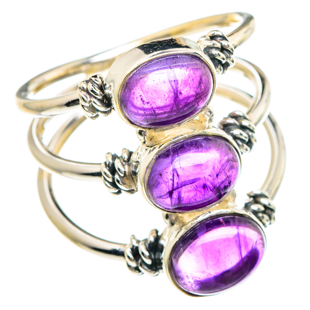 Amethyst Rings handcrafted by Anasilvercos - RING89764