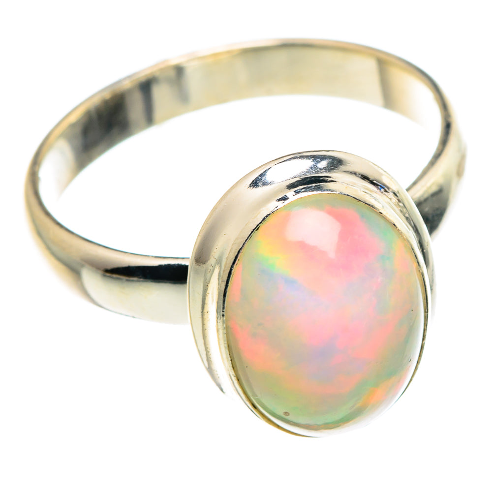 Ethiopian Opal Rings handcrafted by Anasilvercos - RING89772