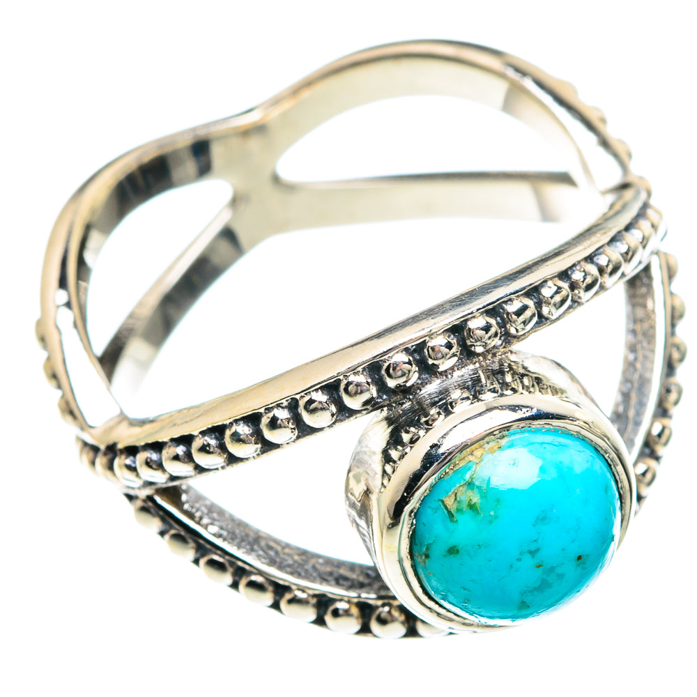 Chrysocolla Rings handcrafted by Anasilvercos - RING89780