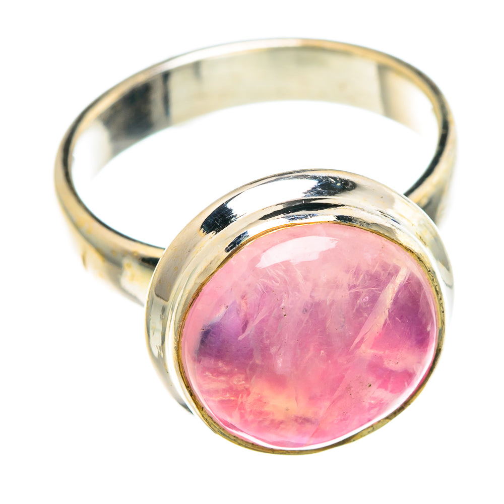 Pink Moonstone Rings handcrafted by Anasilvercos - RING89794