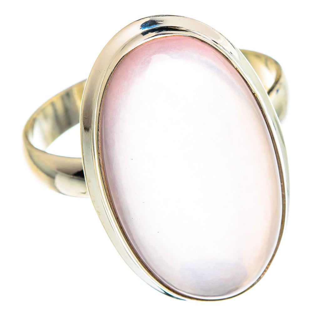 Rose Quartz Rings handcrafted by Anasilvercos - RING89795