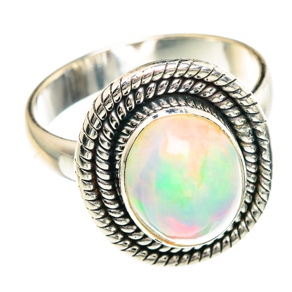 Ethiopian Opal Rings handcrafted by Anasilvercos - RING89803