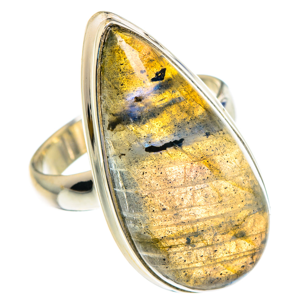 Labradorite Rings handcrafted by Anasilvercos - RING89807
