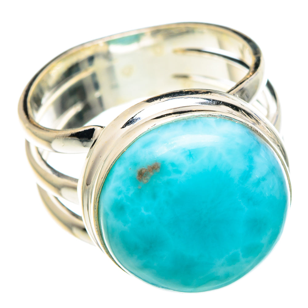 Larimar Rings handcrafted by Anasilvercos - RING89810