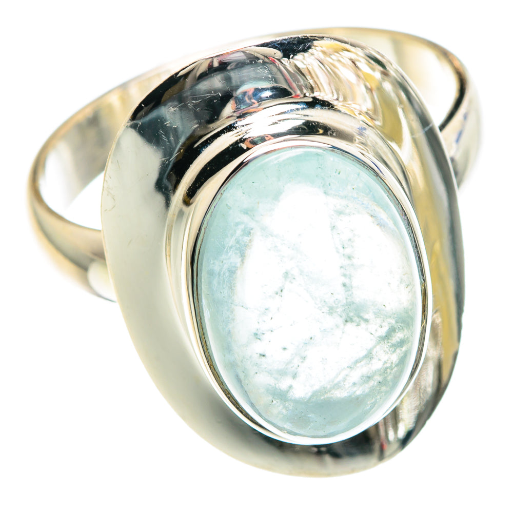 Aquamarine Rings handcrafted by Anasilvercos - RING89813