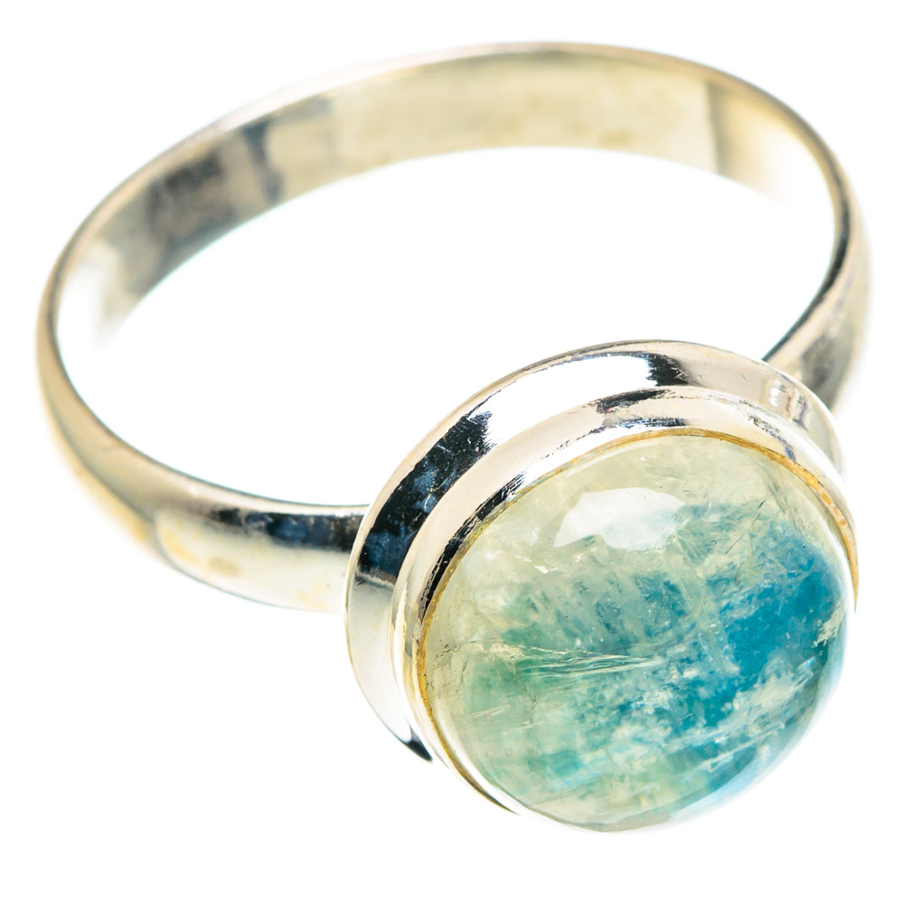 Green Moonstone Rings handcrafted by Anasilvercos - RING89815