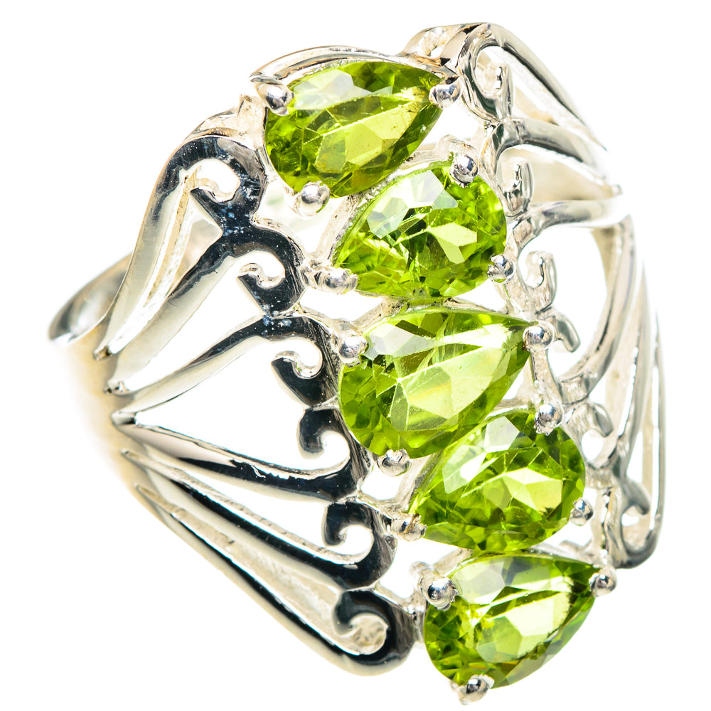 Peridot Rings handcrafted by Anasilvercos - RING89818