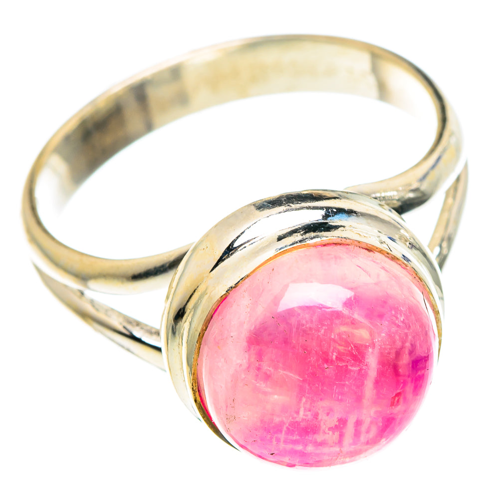 Pink Moonstone Rings handcrafted by Anasilvercos - RING89823
