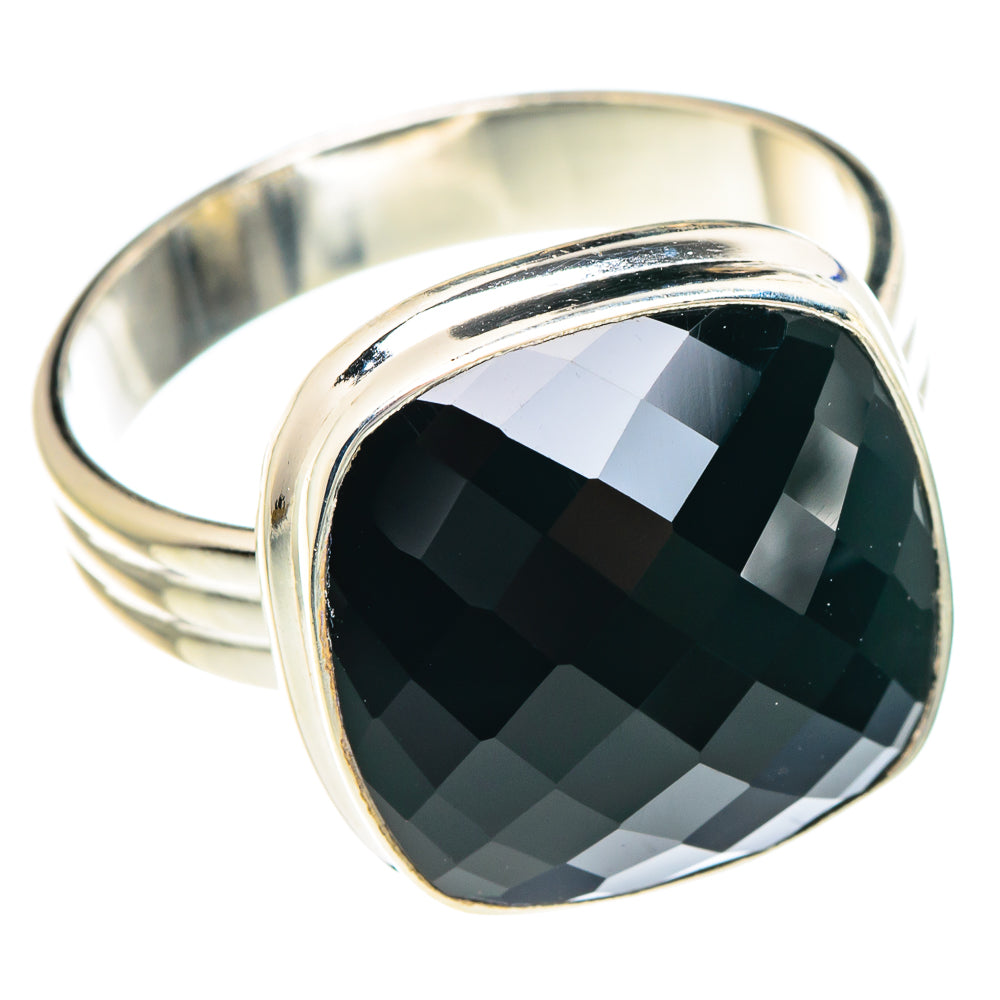 Black Onyx Rings handcrafted by Anasilvercos - RING89831 - Photo 2