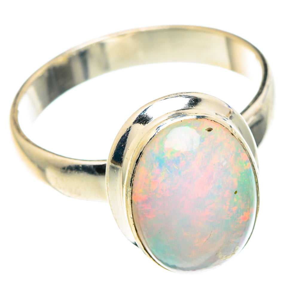 Ethiopian Opal Rings handcrafted by Anasilvercos - RING89837