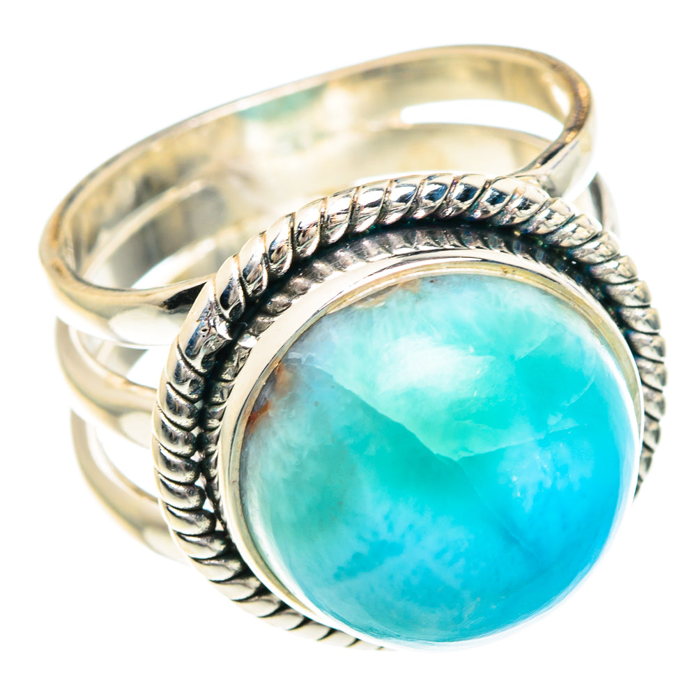 Larimar Rings handcrafted by Anasilvercos - RING89843