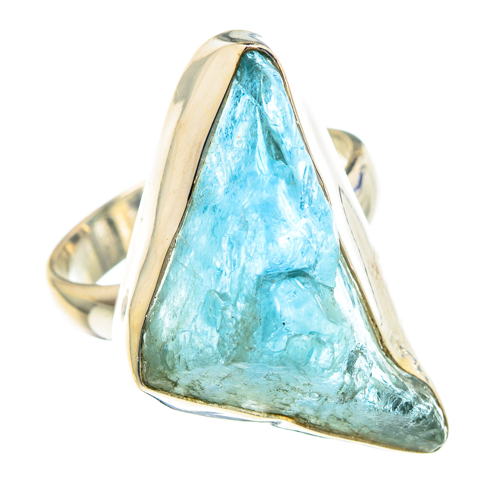 Aquamarine Rings handcrafted by Anasilvercos - RING89844