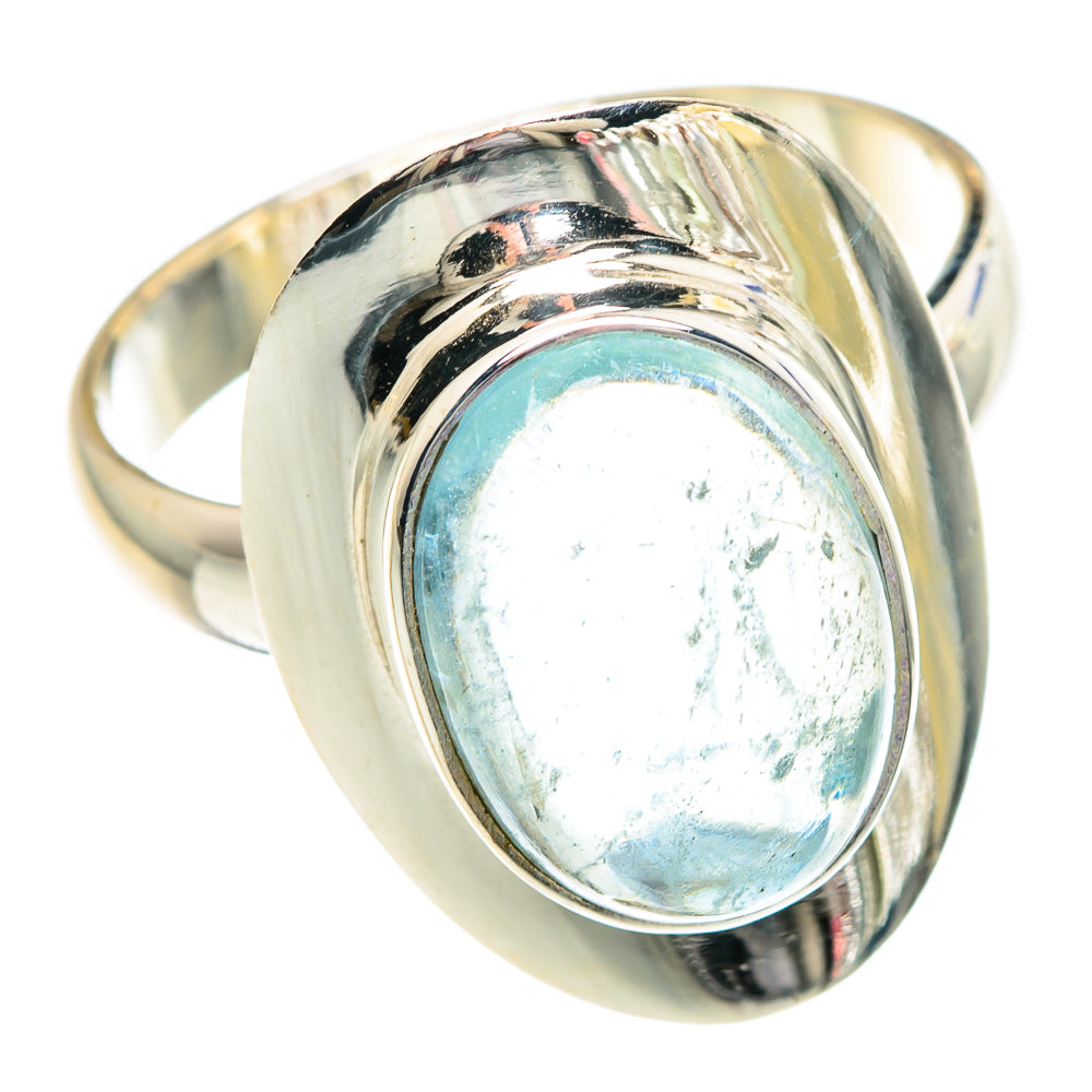 Aquamarine Rings handcrafted by Anasilvercos - RING89847