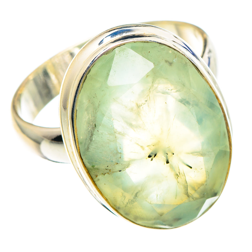 Prehnite Rings handcrafted by Anasilvercos - RING89850
