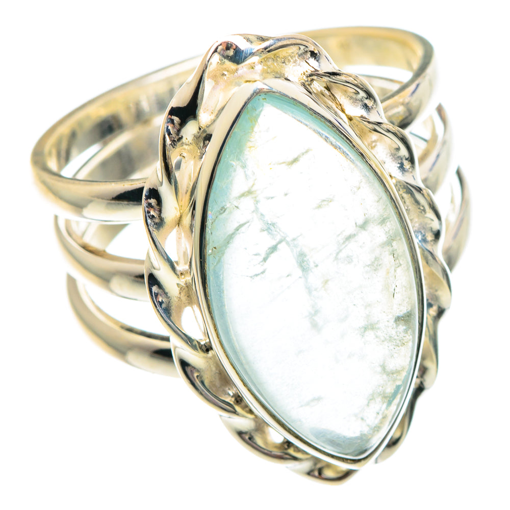 Aquamarine Rings handcrafted by Anasilvercos - RING89871 - Photo 2