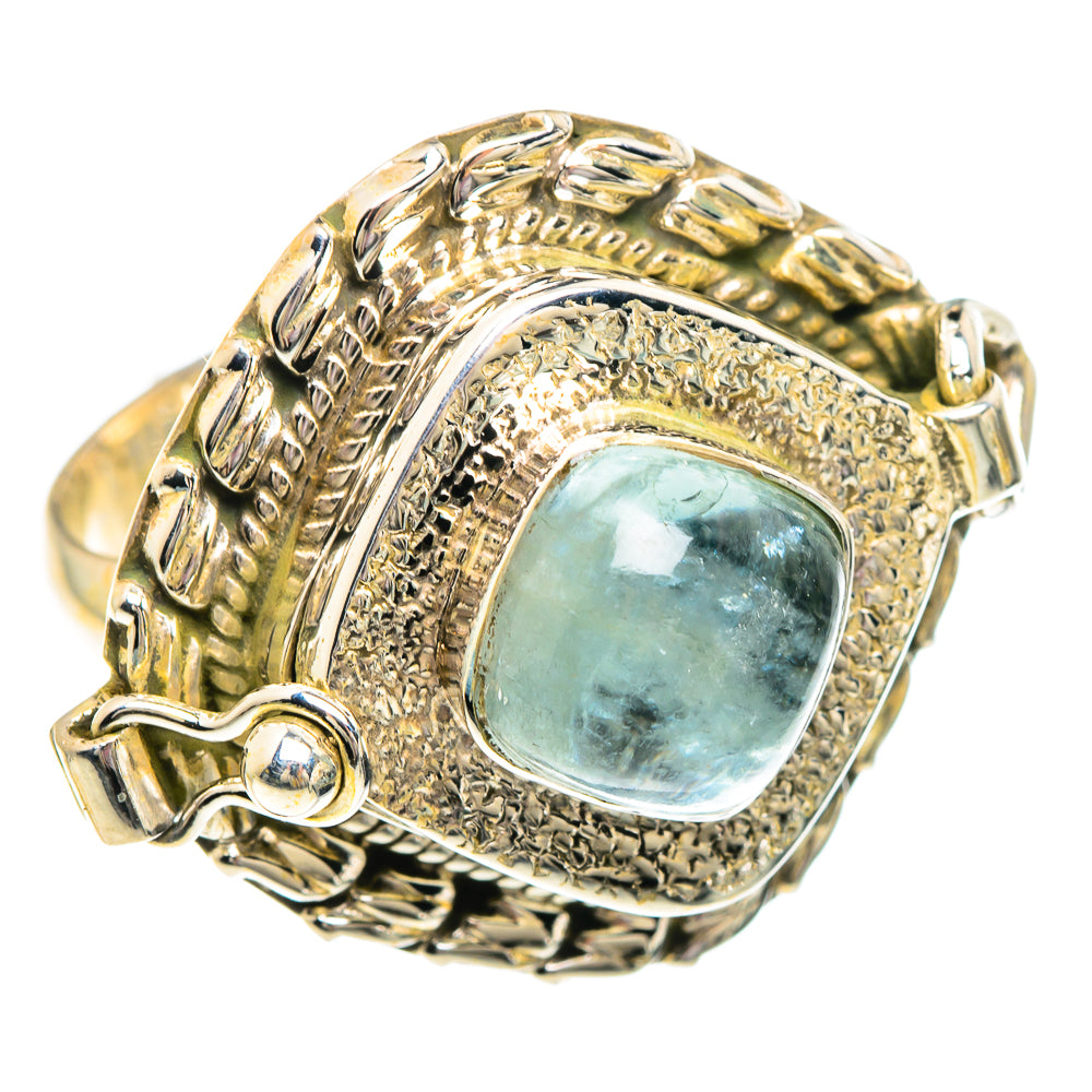 Aquamarine Rings handcrafted by Anasilvercos - RING89876
