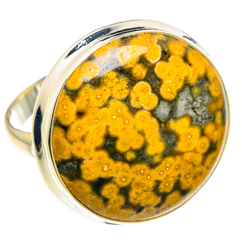 Ocean Jasper Rings handcrafted by Anasilvercos - RING89883