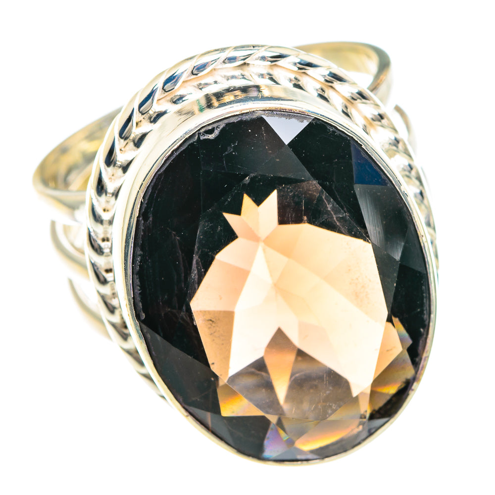 Smoky Quartz Rings handcrafted by Anasilvercos - RING89886