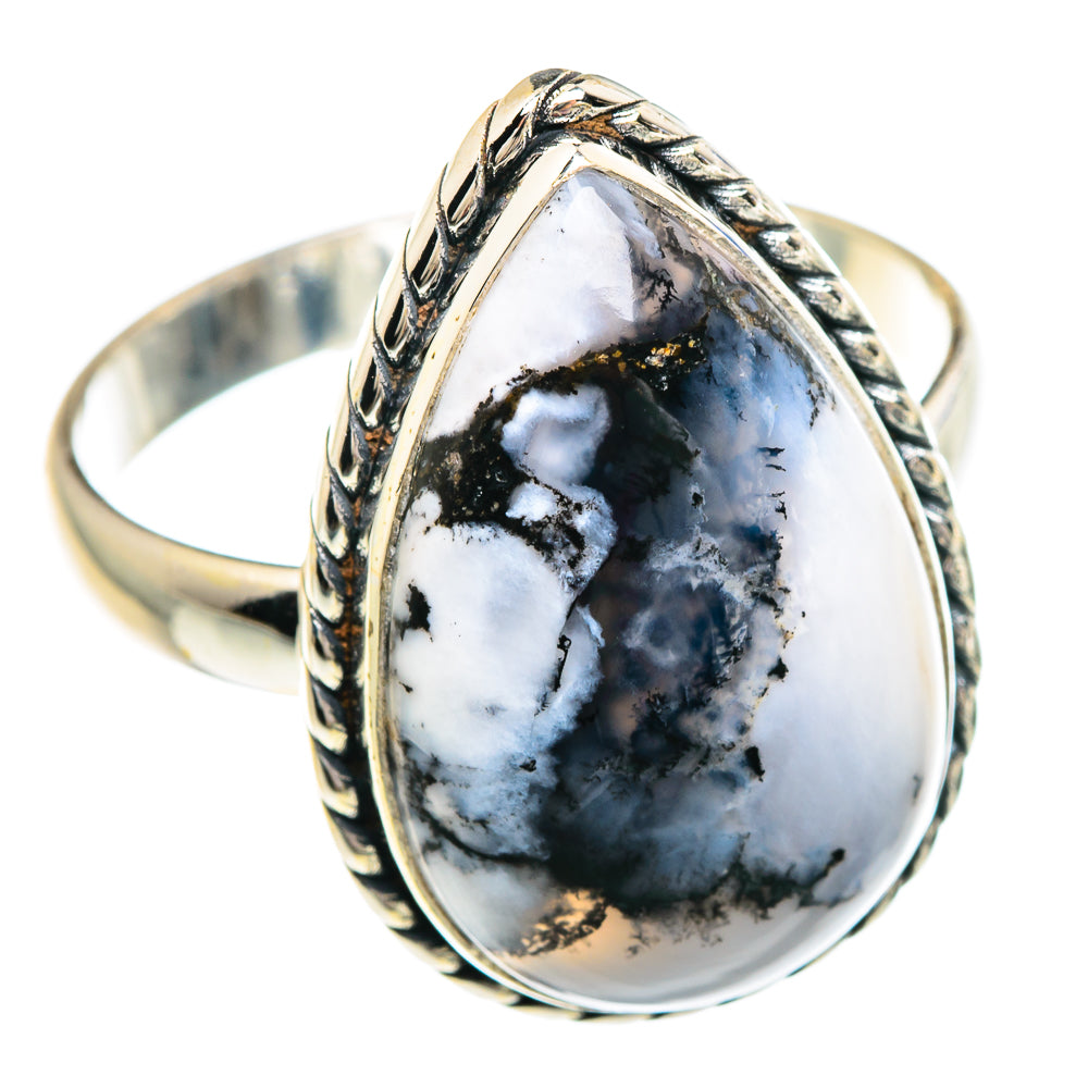 Dendritic Opal Rings handcrafted by Anasilvercos - RING89901