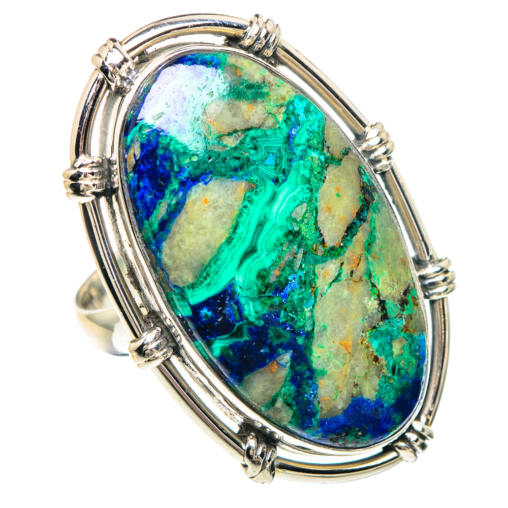 Azurite Rings handcrafted by Anasilvercos - RING89906